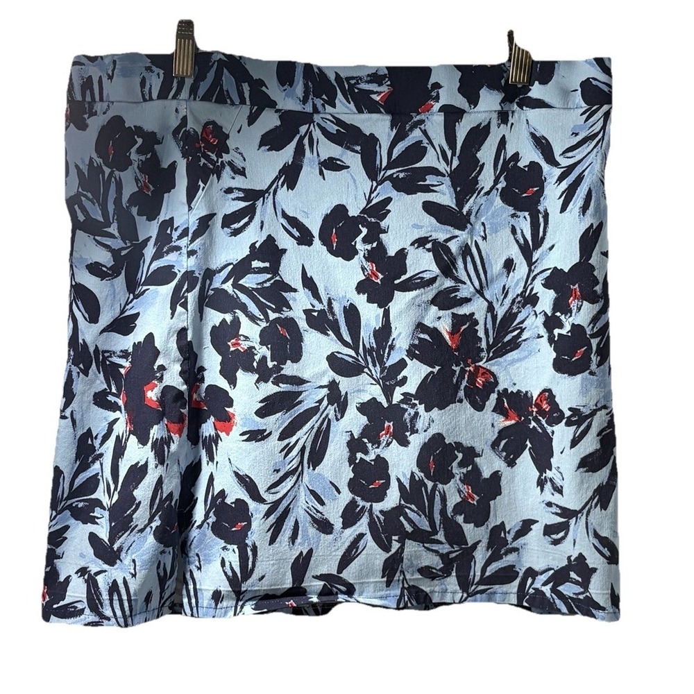 Rafaella Comfort Stretch Skort Blue XXL Tropical Resort Festival Sporty Chic